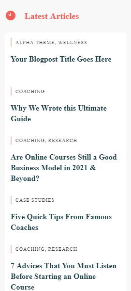 sidebar - Text-Only-Post-Lists