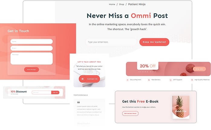 Conversion focused Ommi Elements