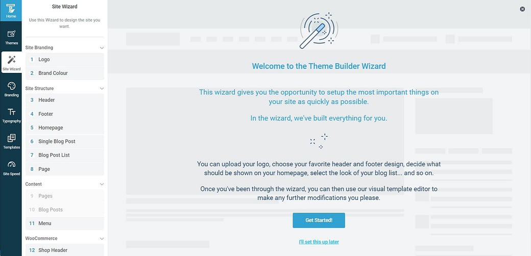 Site Setup Wizard Ommi