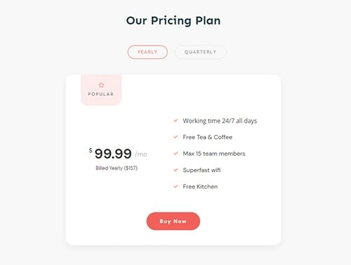 Company - Pricing Table - Pricing 03